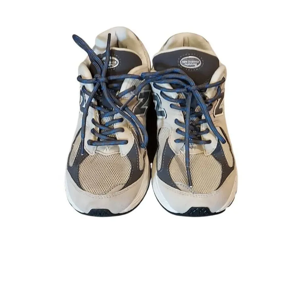 New Balance 990v5 Made in USA Running Shoes - Size 4 Adult - Gray Navy - Pre-Own